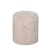 Poef Polyester Beige-Poefs-PTMD