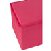 Poef Roze Velours Kubus J-Line 37 cm 37x37x37 cm-Poefs-J-Line