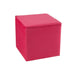 Poef Roze Velours Kubus J-Line 37 cm 37x37x37 cm-Poefs-J-Line