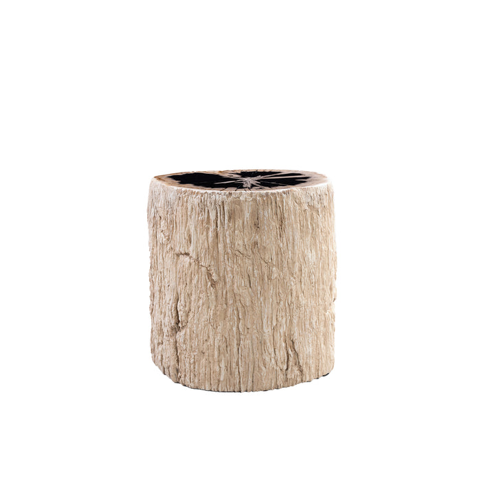 Poef Taly Versteend Hout Beige-Poefs-PTMD