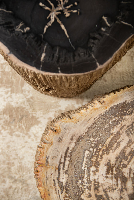 Poef Taly Versteend Hout Beige-Poefs-PTMD