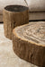 Poef Taly Versteend Hout Beige-Poefs-PTMD