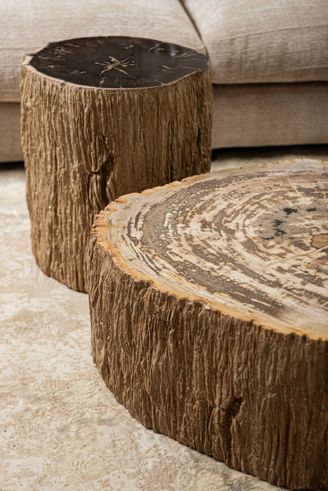 Poef Taly Versteend Hout Beige-Poefs-PTMD