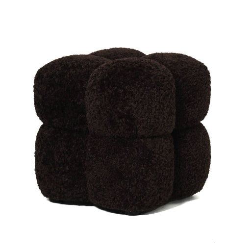 Poef Teddy Polyester Bruin-Poefs-PTMD