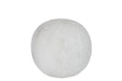 Poef Wit Acryl Opblaasbaar 50 cm 50x40x15 cm-Poefs-J-Line