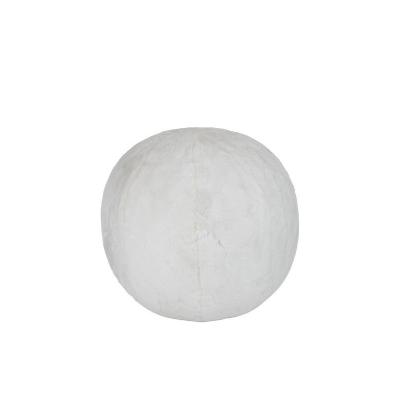 Poef Wit Acryl Opblaasbaar 50 cm 50x40x15 cm-Poefs-J-Line