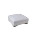 Poef Wit Linnen Monaco Exclusive 104 cm 105x105x40 cm-Poefs-J-Line