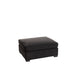 Poef Zwart Velvet Ottoman 100 cm 100x113x60 cm-Poefs-J-Line