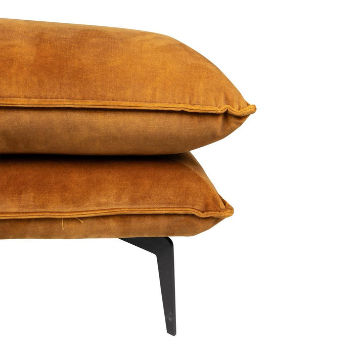 Poefen 3-zitsbank Flow Bank Hocker Adroa Goud KD-Poefen-PTMD