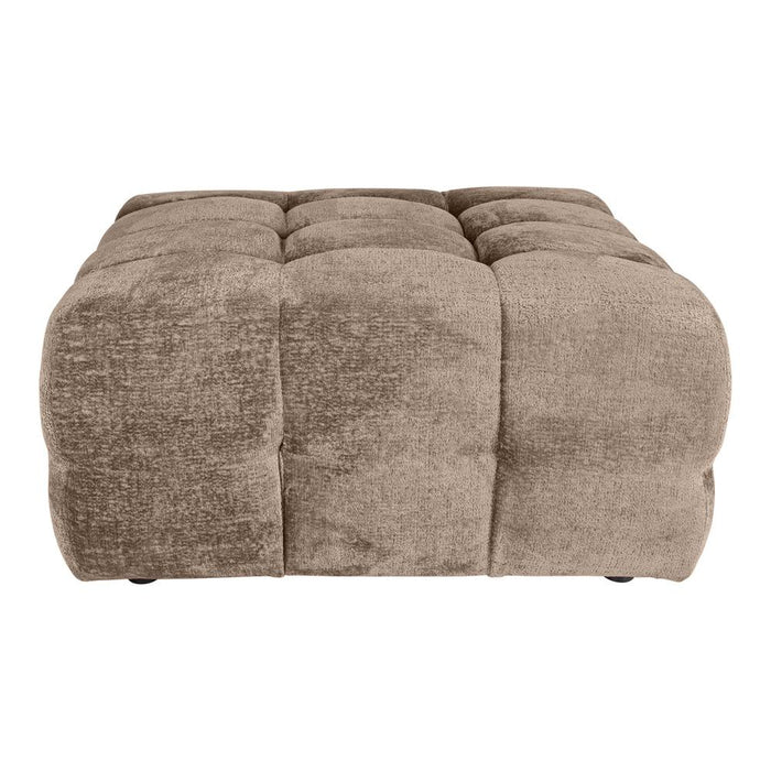 Poefen 3-zitsbank Jidde Bank Berge 1042 Beige Stof Hocker-Poefen-PTMD