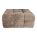 Poefen 3-zitsbank Jidde Bank Berge 1042 Beige Stof Hocker-Poefen-PTMD