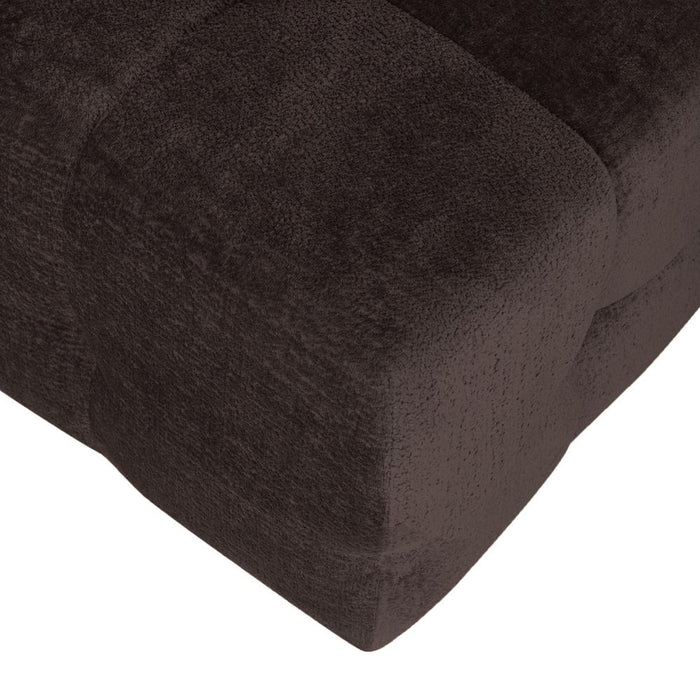 Poefen 3-zitsbank Jidde Bank Berge 1072 Dark Grijs Stof Hocker-Poefen-PTMD