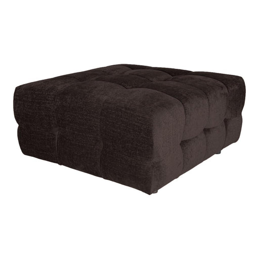 Poefen 3-zitsbank Jidde Bank Berge 1072 Dark Grijs Stof Hocker-Poefen-PTMD