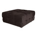 Poefen 3-zitsbank Jidde Bank Berge 1072 Dark Grijs Stof Hocker-Poefen-PTMD
