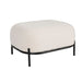 Polly Hocker Teddy Ivoor Crème Stof 66 cm-Poefen-Creating Home