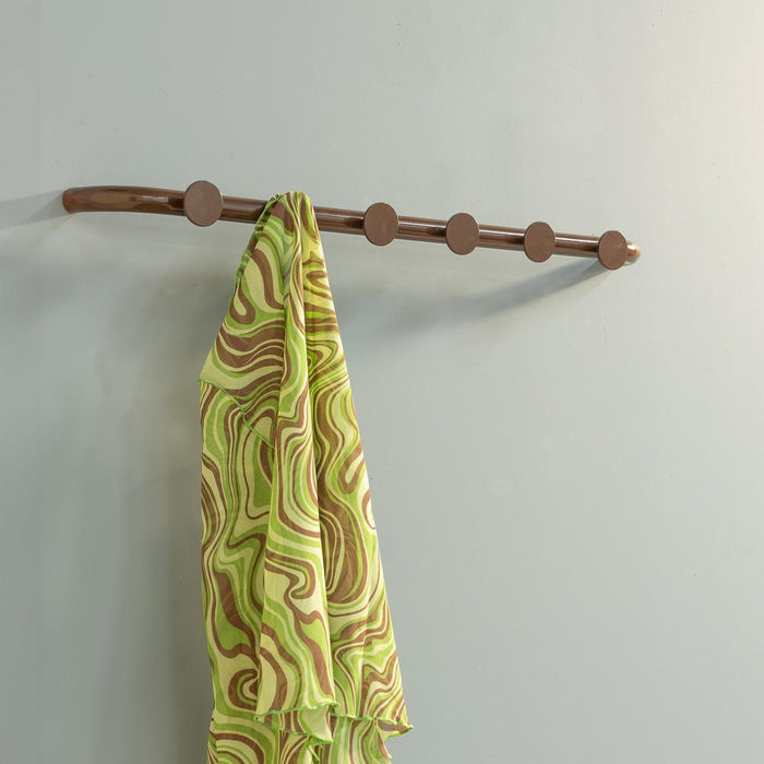 RETRO 6 Wandkapstok - Chocolate Brown Spinder Design-Kapstokken-Spinder