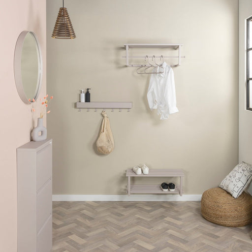 RIZZOLI / MARCO Schoenenrek | Silky Taupe | Staal | 24x71x26 Spinder Design-Schoenenrekken-Spinder