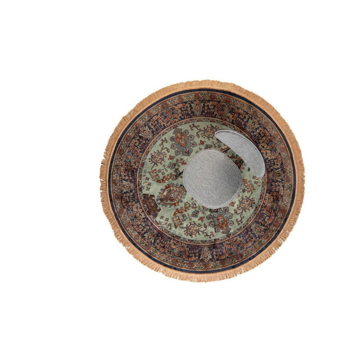 Raz Vloerkleed '160 Groen-Ronde Vloerkleden-Creating Home