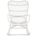 Rocking Stoel Rotan Wit 70x110x97 cm-Eetkamerstoelen-J-Line