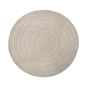 Rond vloerkleed 150x150 Agra Polyester Taupe-Ronde vloerkleden-LABEL51