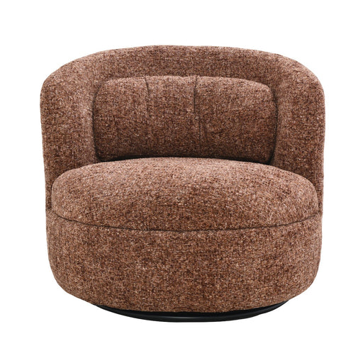Rond vloerkleed Britt Bordeaux Rood 85x84 cm-Ronde vloerkleden-Livingfurn