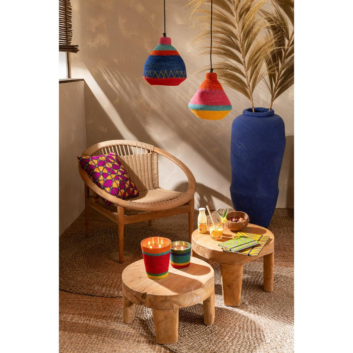Rond vloerkleed Naturel Zeegras Rond 120 cm 120x120x1 cm-Ronde vloerkleden-J-Line