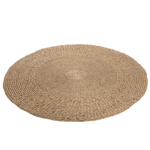 Rond vloerkleed Naturel Zeegras Rond 120 cm 120x120x1 cm-Ronde vloerkleden-J-Line