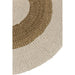 Rond vloerkleed Wit Zeegras Rond 150 cm 150x150x1 cm-Ronde vloerkleden-J-Line