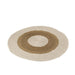 Rond vloerkleed Wit Zeegras Rond 150 cm 150x150x1 cm-Ronde vloerkleden-J-Line