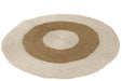 Rond vloerkleed Wit Zeegras Rond 197 cm 197x197x1 cm-Ronde vloerkleden-J-Line