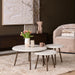 Ronde salontafelset Ohio Zand Mangohout 70 cm-Salontafels-Creating Home