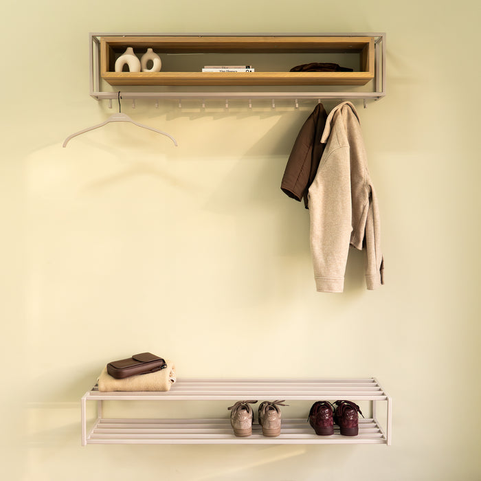 SCHOOL 120 Schoenenrek - Silky Taupe | Spinder Design-Schoenenrekken-Spinder