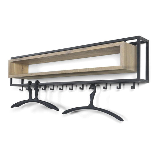 SCHOOL 120 Wandkapstok - Zwart / Eiken Spinder Design-Kapstokken-Spinder