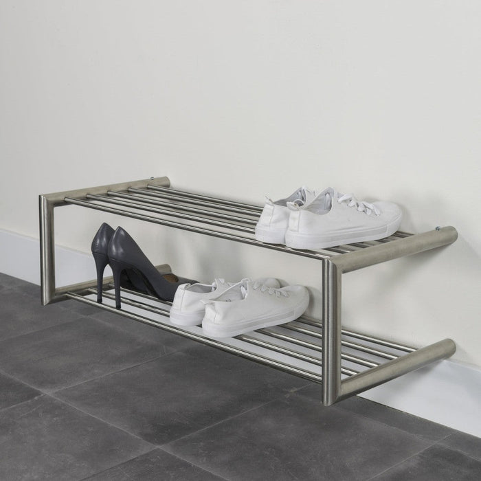 SOENZ Schoenenrek | RVS | 34x80x23 Spinder Design-Schoenenrekken-Spinder
