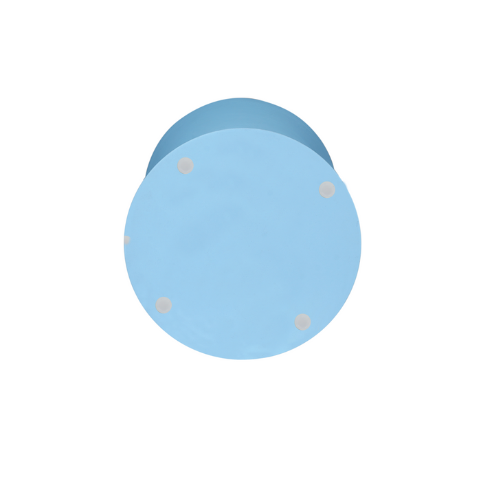 STARFURN Bijzettafel Abbey Blauw Mangohout 33 cm 33x33x45 cm-Bijzettafels-Starfurn