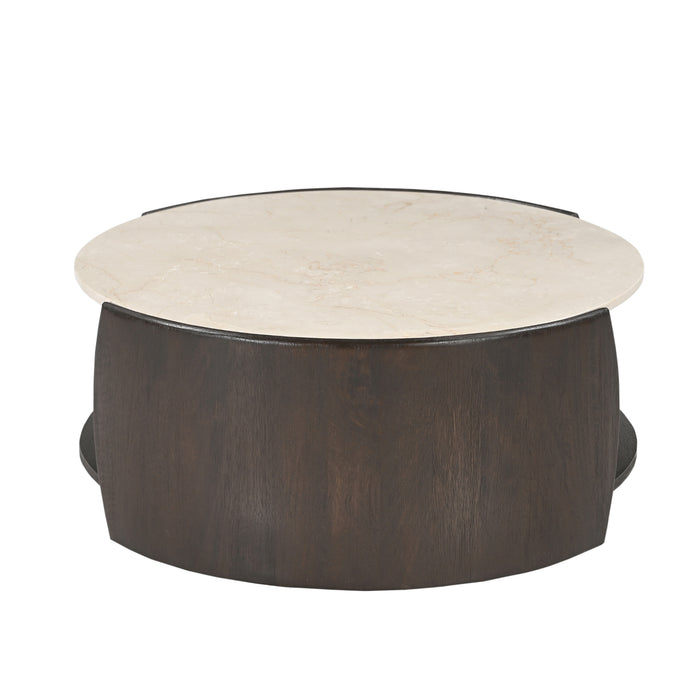 STARFURN Bijzettafel Alva Marmer 70 cm