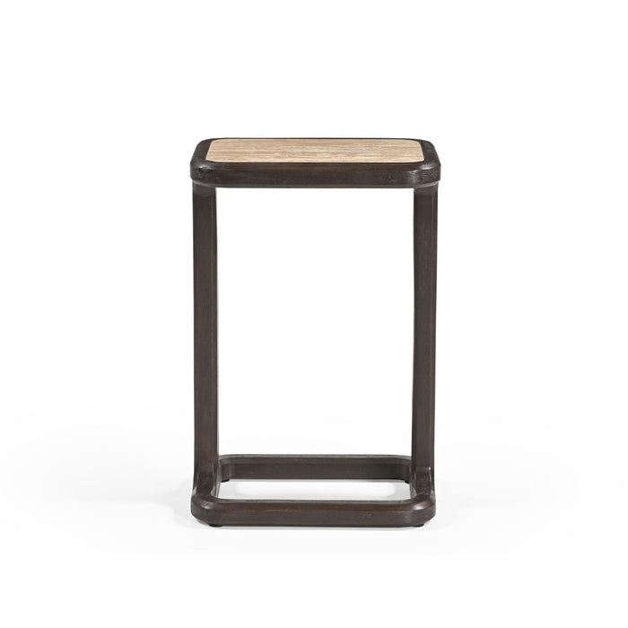 STARFURN Bijzettafel Arvid Bruin Mangohout 39 cm 39x29x58 cm