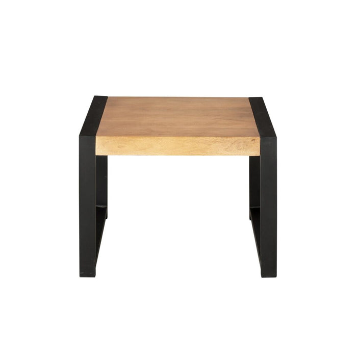 STARFURN Bijzettafel Britt Mangohout Naturel 60x60-Bijzettafels-Starfurn