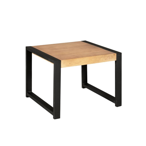 STARFURN Bijzettafel Britt Mangohout Naturel 60x60-Bijzettafels-Starfurn