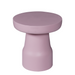 STARFURN Bijzettafel Drum Roze Mangohout 40 cm 40x40x42 cm-Bijzettafels-Starfurn