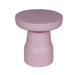 STARFURN Bijzettafel Drum Roze Mangohout 40 cm 40x40x42 cm-Bijzettafels-Starfurn
