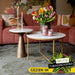 STARFURN Bijzettafel Essy Groot Wit marmer 45 cm 45x45x50 cm-Bijzettafels-Starfurn