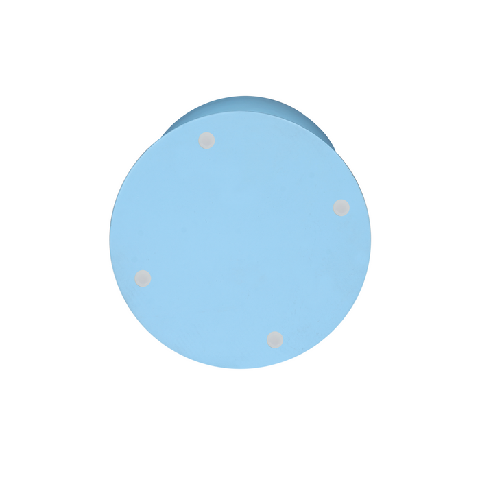 STARFURN Bijzettafel Jon Blauw Mangohout 30 cm 30x30x40 cm-Bijzettafels-Starfurn