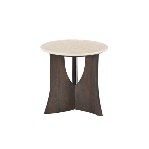 STARFURN Bijzettafel Milo Botticino Marmer 50 cm-Bijzettafels-Starfurn