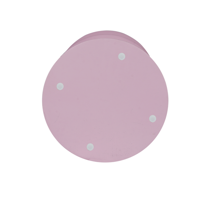 STARFURN Bijzettafel Roze Mangohout 33 cm 33x33x45 cm-Bijzettafels-Starfurn