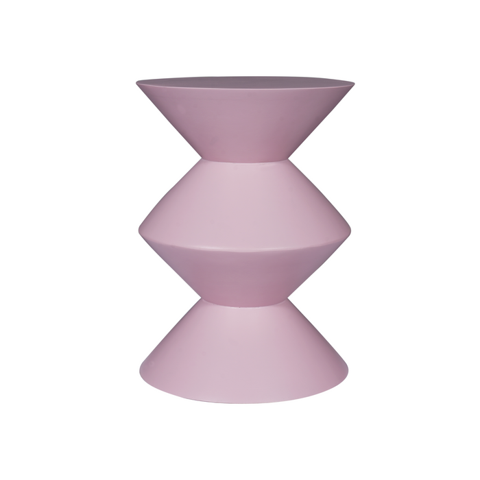 STARFURN Bijzettafel Roze Mangohout 33 cm 33x33x45 cm-Bijzettafels-Starfurn