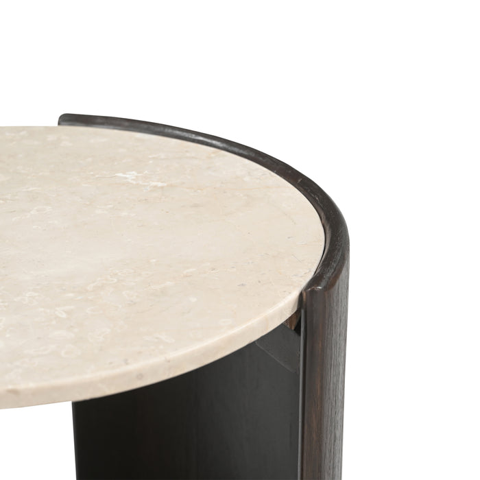 STARFURN Bijzettafel Rune Botticino marmer 45 cm-Bijzettafels-Starfurn