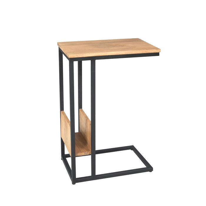 STARFURN Bijzettafel Slider Naturel Metaal 48x32 cm STF STF-3044-Bijzettafels-Starfurn