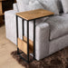 STARFURN Bijzettafel Slider Naturel Metaal 48x32 cm STF STF-3044-Bijzettafels-Starfurn