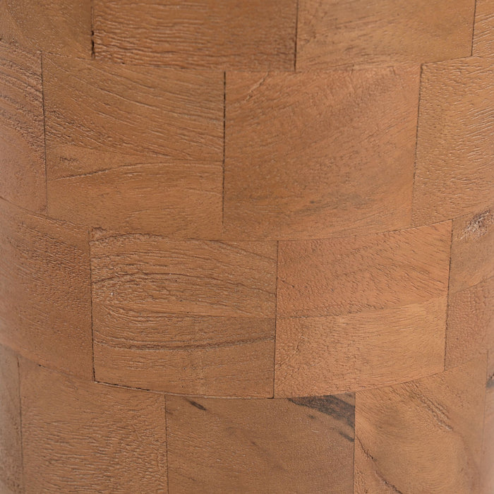 STARFURN Bijzettafel Zoë Naturel Travertin 33 cm-Bijzettafels-Starfurn